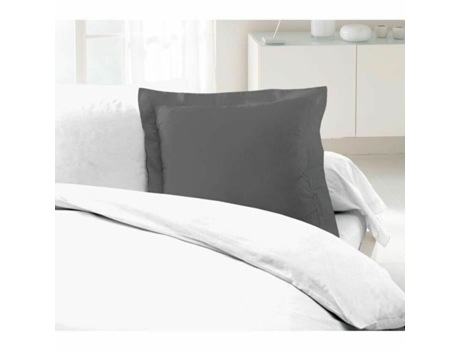 Funda de Almohada LOVELY HOME (0.10 x 63.00 x 63.00 cm - Algodón - Gris)
