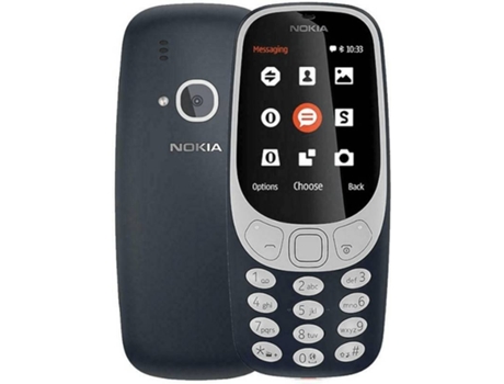 Teléfono Senior NOKIA 3310 (2.4'' - 4 GB - Negro)