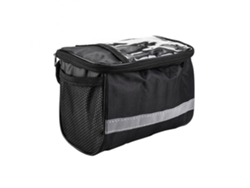 Bolsa para manillar de bicicleta, cesta para bicicleta, bolsa para manillar frontal portátil con tira reflectante, bolsa frontal para bicicl IKIKSO