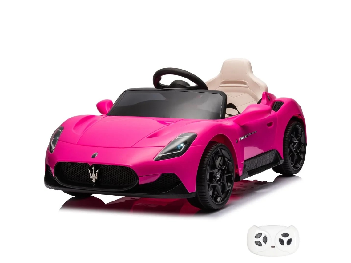 Vehículo Eléctrico Para Niños - Maserati Mc20 Cielo 12v - 1 A 5 Años - Rosa