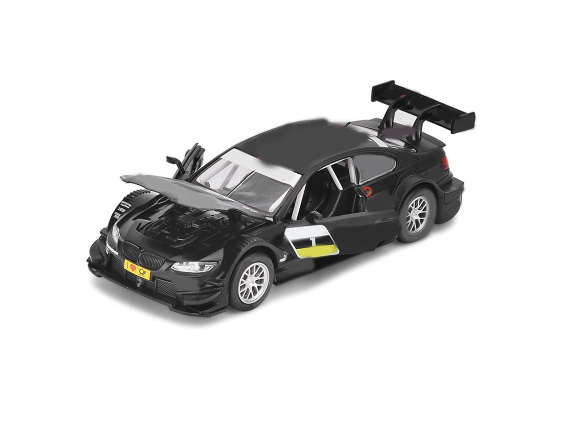 Carro Bj-toy Com Luzes 1:32 Som E Luz Modelo de Veículo Modo Estático e Dinâmico Para Crianças Meninas Meninos Preto