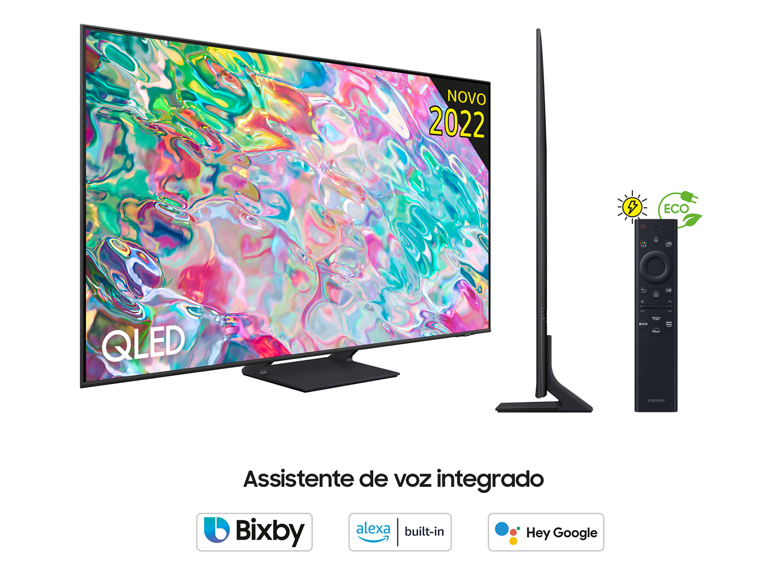 TV SAMSUNG QE65Q70BATXXC (QLED - 65'' - 165 cm - 4K Ultra HD - Smart TV)
