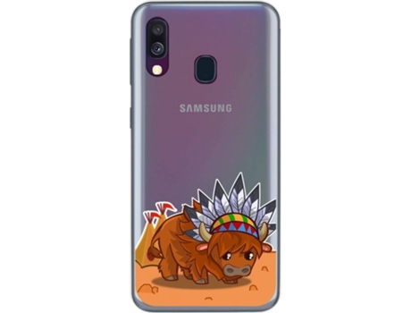 Carcasa Samsung Galaxy A40 TUMUNDOSMARTPHONE Búfalo Multicolor