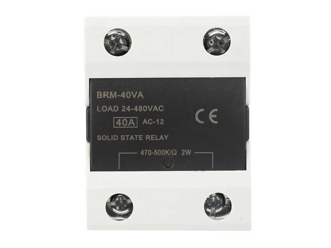 Relé De Estado Sólido Brm-40 40a 24-480vac Para Automatización Industrial