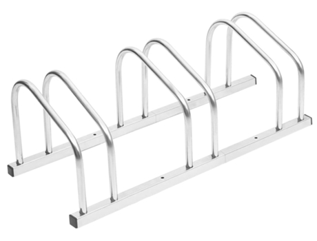 Bicicletero para 3 bicicletas VIDAXL acero galvanizado