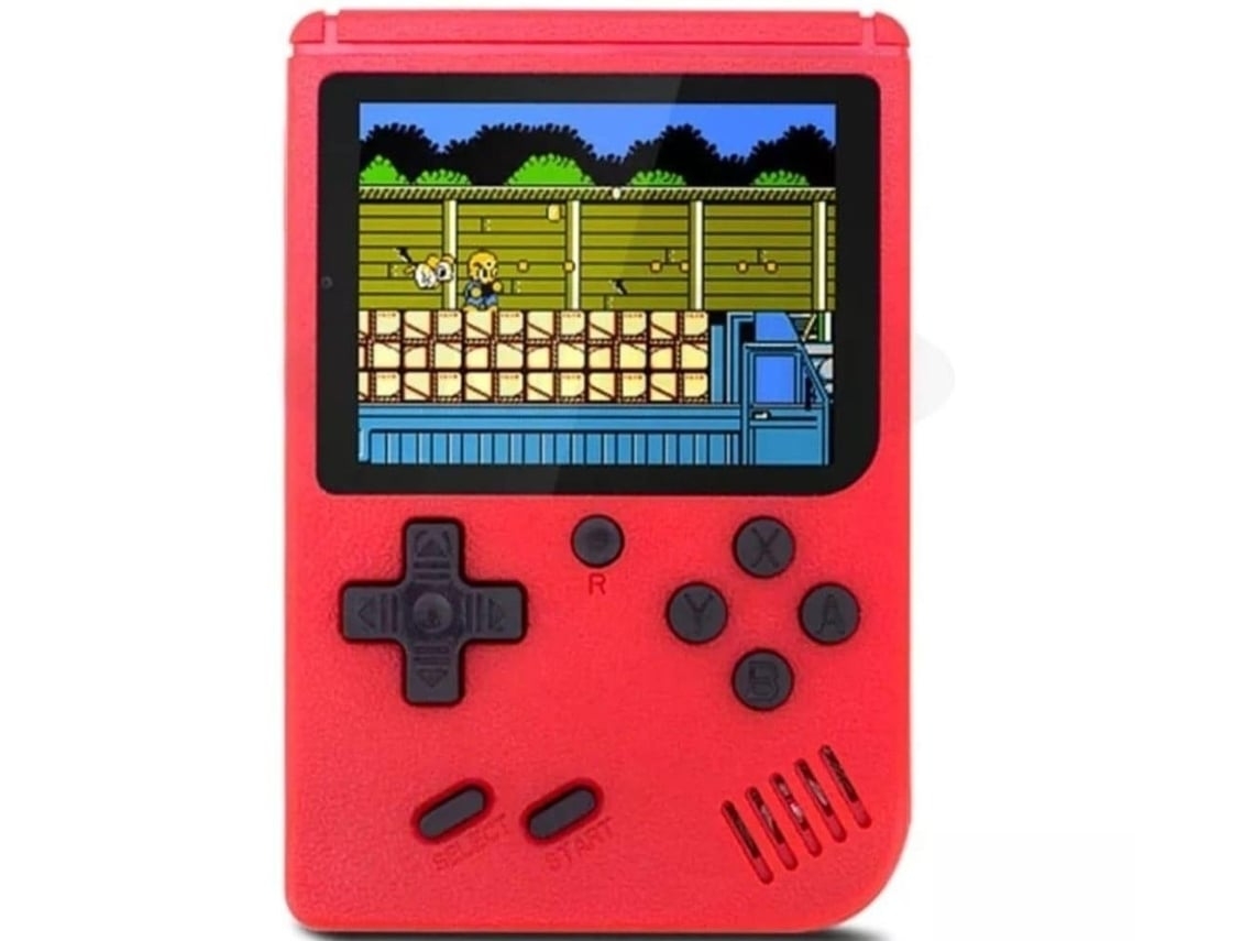 Console De Jogos Para Crianças, Vermelho, 168 Jogos Integrados, Bateria Recarregável*.