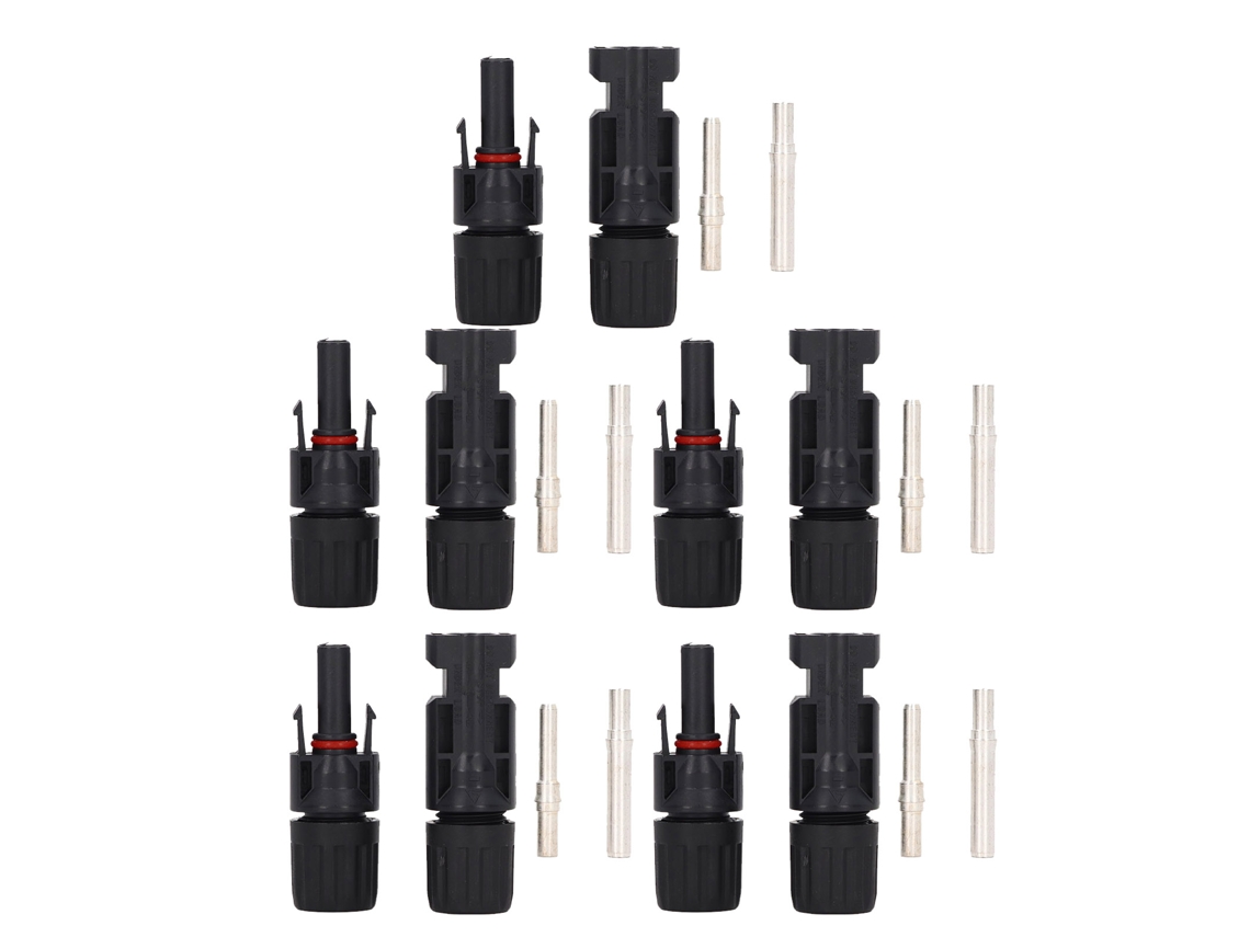 Yncm2026-5 Conjuntos Conector Solar Macho Hembra Ip67 Impermeable Cable Panel Pv 1000v 45a