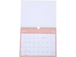 Calendario de pared de 18 páginas. Planificador de calendario de papel.
