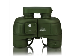 Prismáticos impermeables 7x50 para pesca, observación de aves y safari, color verde Bestvite