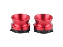 Adaptadores de buje NAB de aleación de aluminio de 10 pulgadas para grabadoras Studer Revox Akai Teac Red