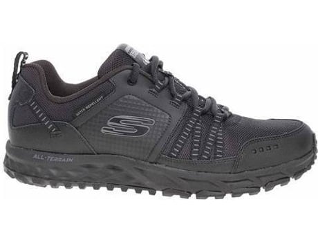 Zapatillas SKECHERS Cuero Hombre (45.5 - Negro)