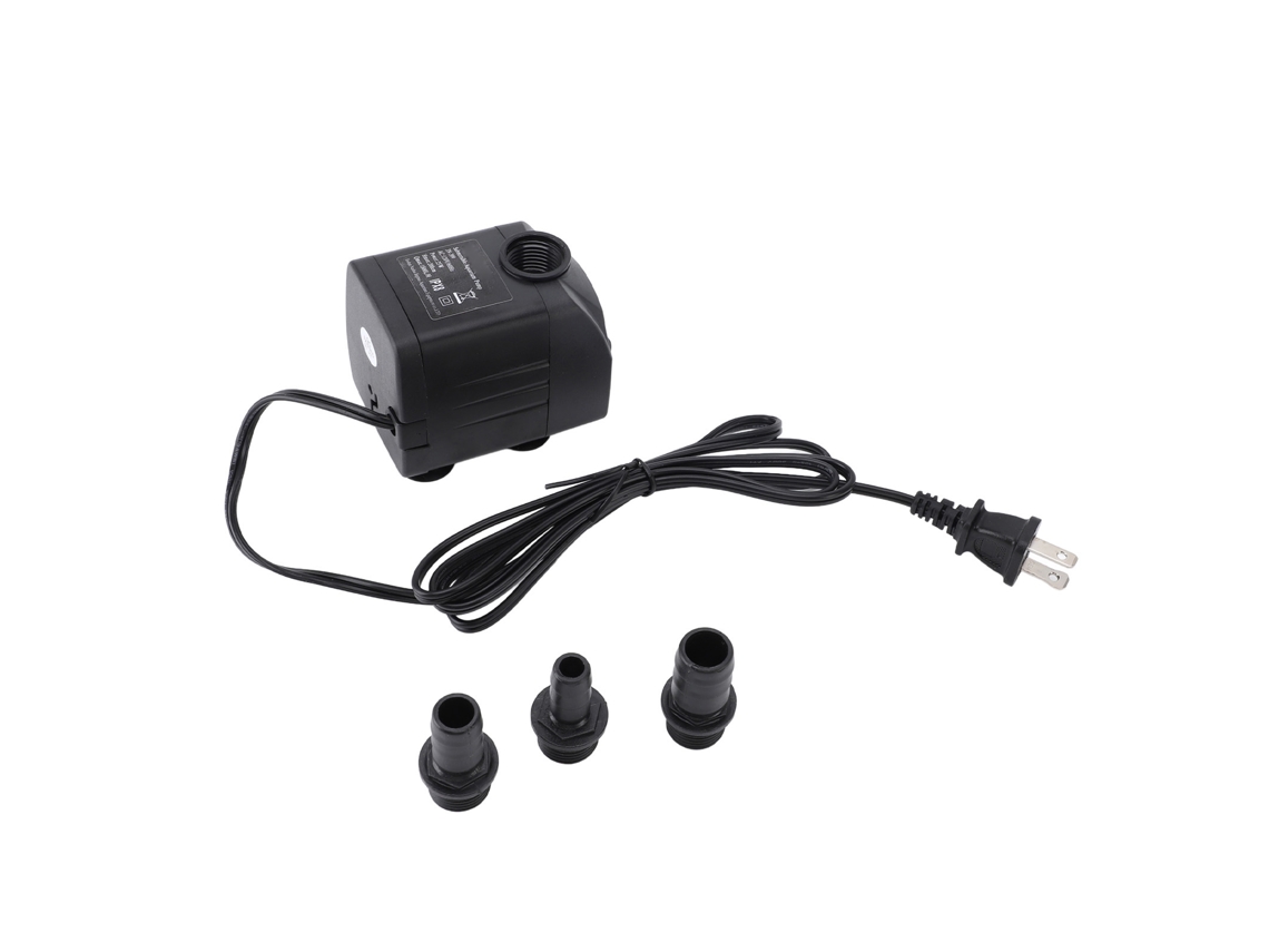 Bomba Sumergible Silenciosa De 25 W Y 1800 L/h Con Clasificación Ipx8 Y Entrada Ajustable Para Fuentes Y Acuarios.