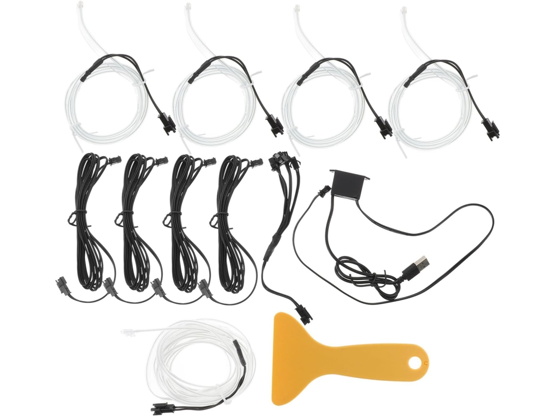 Tira De Led Usb Para Iluminación Ambiental De Coche, Kit De Iluminación Interior Para 1 Coche