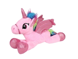 Peluche LPM Unicornio Rosa (Edad Mínima: 3 Años - 40 cm)
