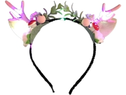 Diadema Led Con Forma De Cuernos De Ciervo Y Temática Navideña. Accesorios Para Fiestas, Decoraciones Navideñas Y Festivales.