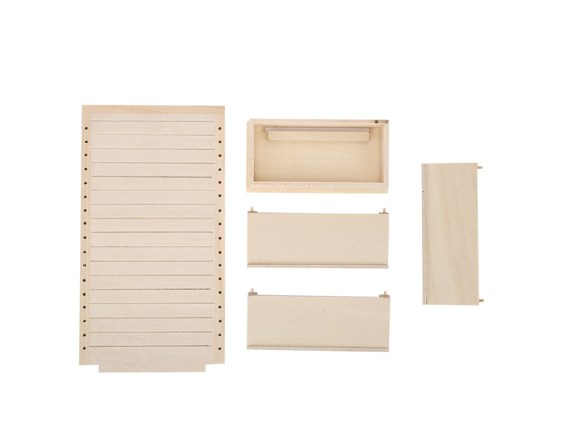 Estanterías De Supermercado De Madera En Miniatura A Escala 1/12 Para Casas De Muñecas Diy