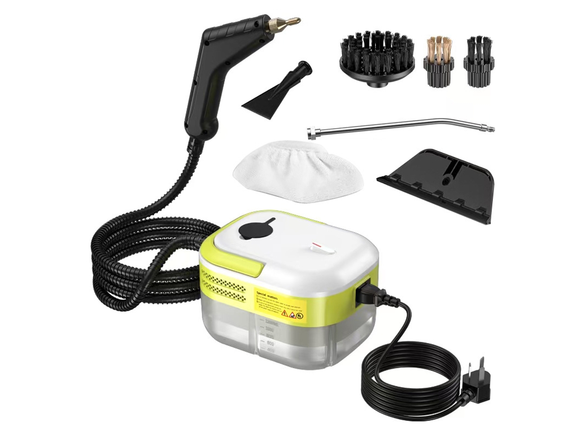 Limpiador a vapor portátil de alta presión Cuich Yellow para descontaminación de cocinas y automóviles