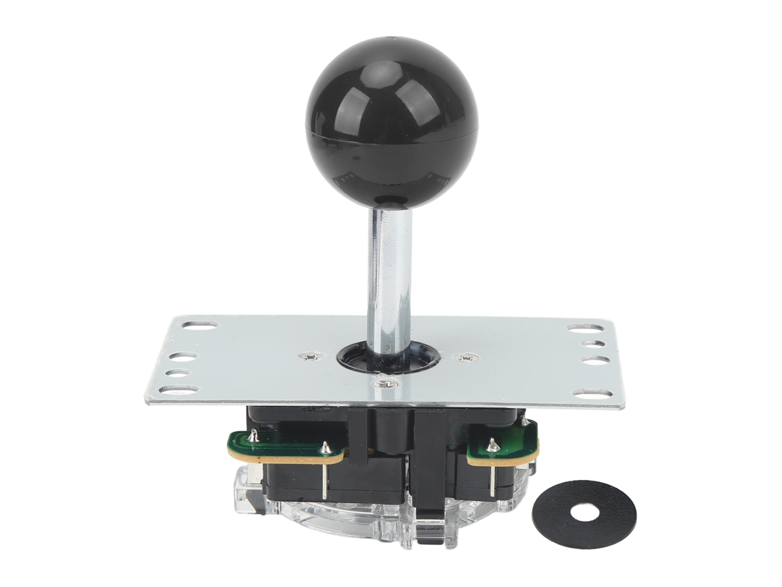 2026-palanca Arcade Diy Mando Joystick Para Juegos Lucha Stick Piezas Reemplazo Placa Circuito Con Cabeza De Bola Negro