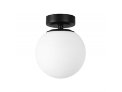 Lámpara De Techo FORLIGHT Para Baño Con Ip44 Para Bombilla E14 En Forma De Esferaplafón De Techo FORLIGHT Negro