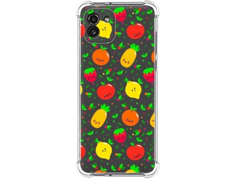 Carcasa para Samsung Galaxy A03 TUMUNDOSMARTPHONE Dibujos Antigolpes Frutas 01 Multicolor