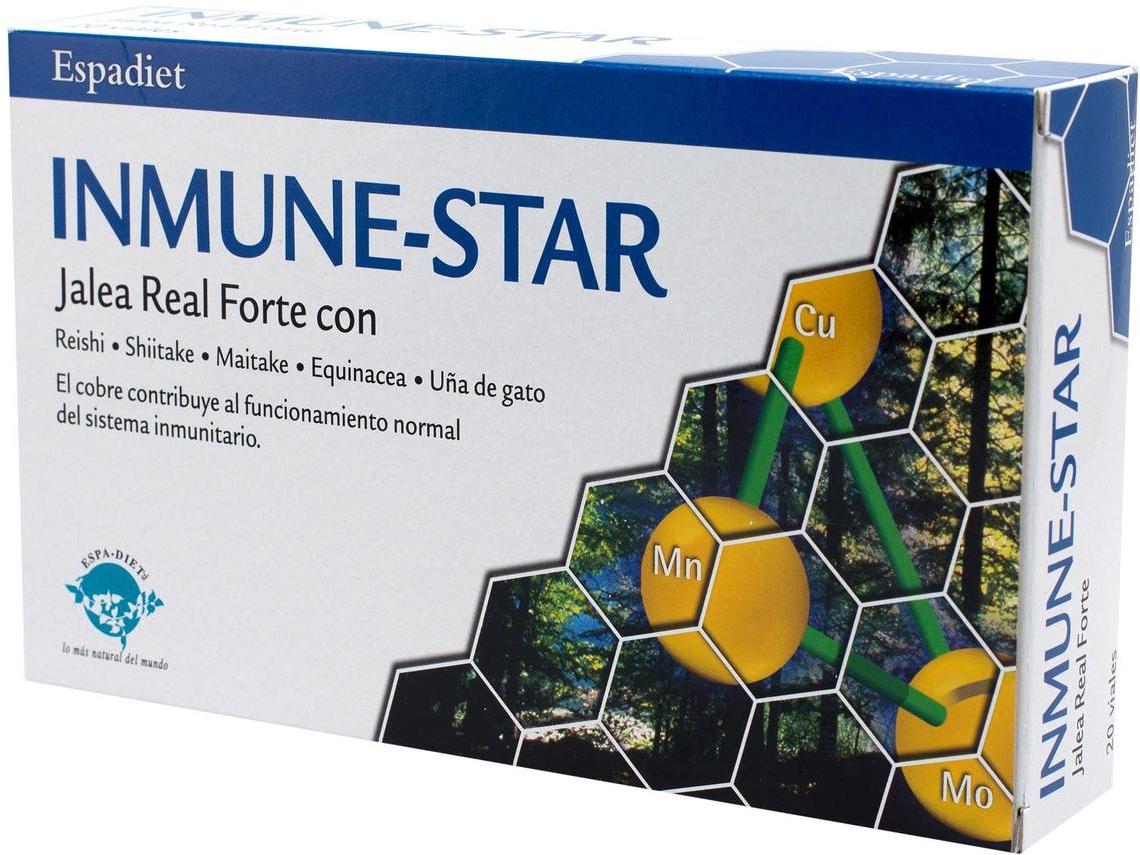Complemento Alimentar MONT STAR Jalea Inmune Star Forte X 20 Viales (100 Cápsulas)