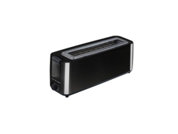 Tostadora De Plástico Negra Grande Kuken 900w