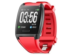 Reloj inteligente deportivo con monitor de actividad, resistente al agua IP67, Ly Ebike (rojo)