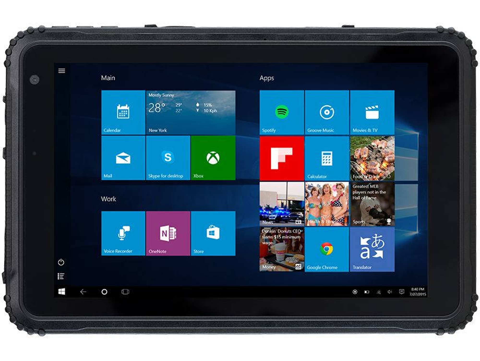 Tablet CAT T20 (8'' - 64 GB - 2 GB RAM - WiFi+3G Fi+3G - Negro)