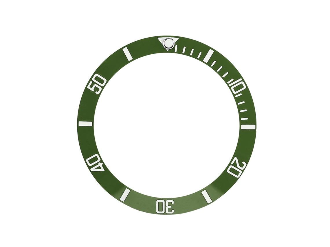 Anillo De Bisel De Reloj De Aluminio Para Reemplazo (verde)
