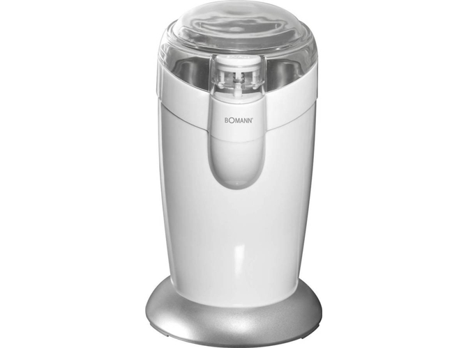 Molinillo De Café bomann ksw 446 cb eléctrico 120 w color blanco y plata especias semillas granos 120w capacidad 40gr 20 tazas