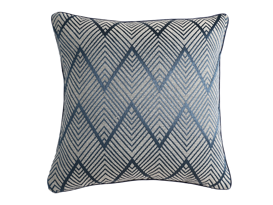 Funda De Almohada Moderna, Sencilla Y Ondulada De Jacquard Liso