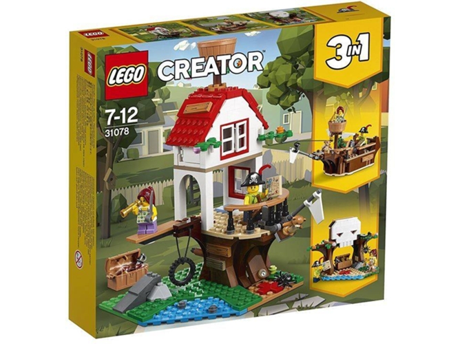 LEGO Creator 3 en 1: Tesoros de la casa del árbol - 31078 (Edad Mínima: 7 - 260 Piezas)