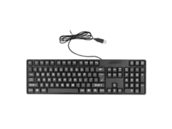 Teclado Com Fio Usb De 104 Teclas Com Caracteres Grandes Para Idosos, Plug And Play, Material Abs