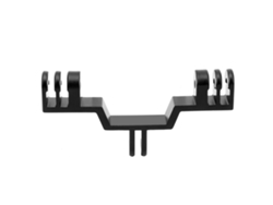 NEVEANCE Soporte Universal Ulanzi GP-7 de Aleación de Aluminio con Doble Cabeza para Cámara Deportiva Accesorio