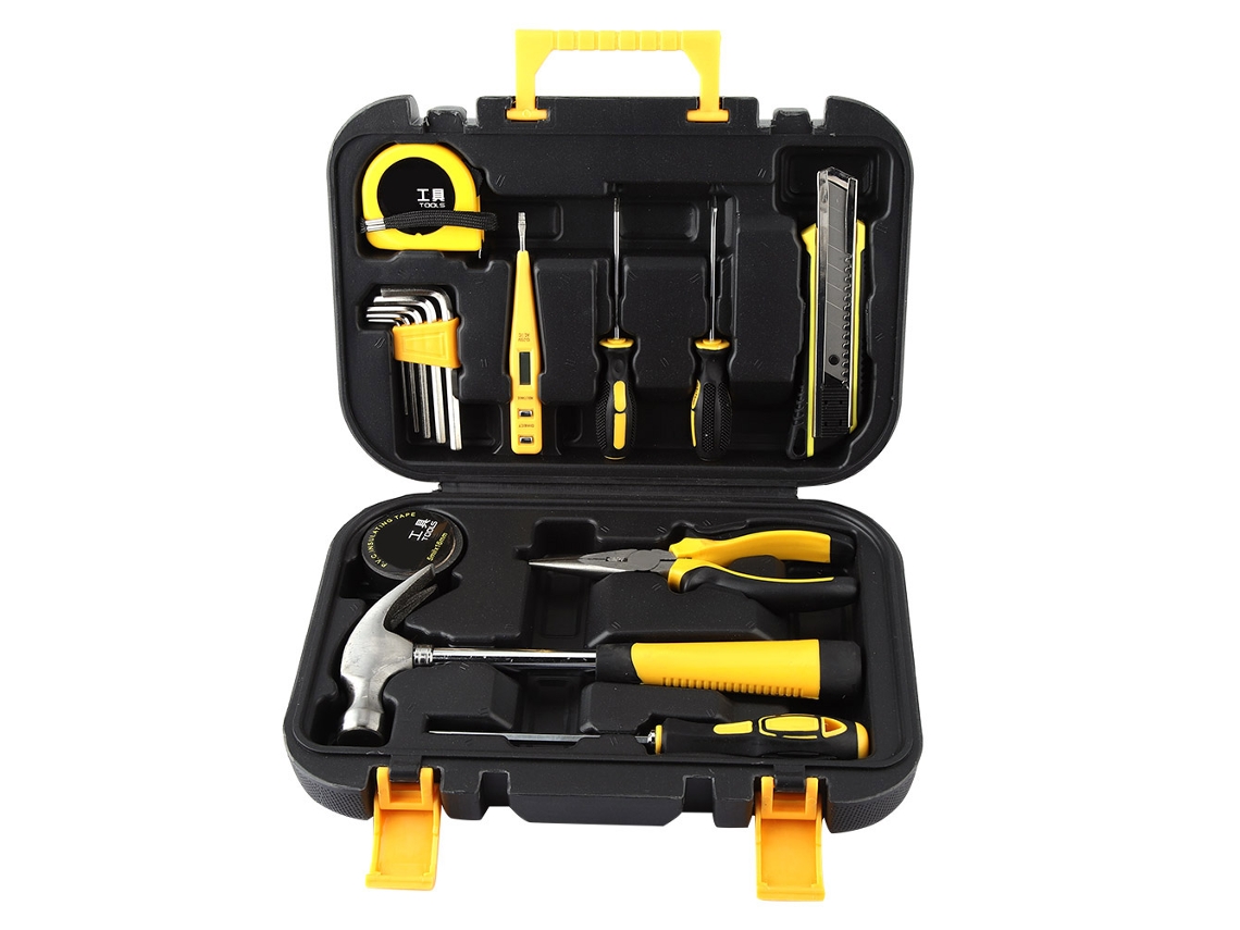 Juego De Herramientas Manuales Para Reparaciones Domésticas De 16 Piezas, Kit De Herramientas 028016