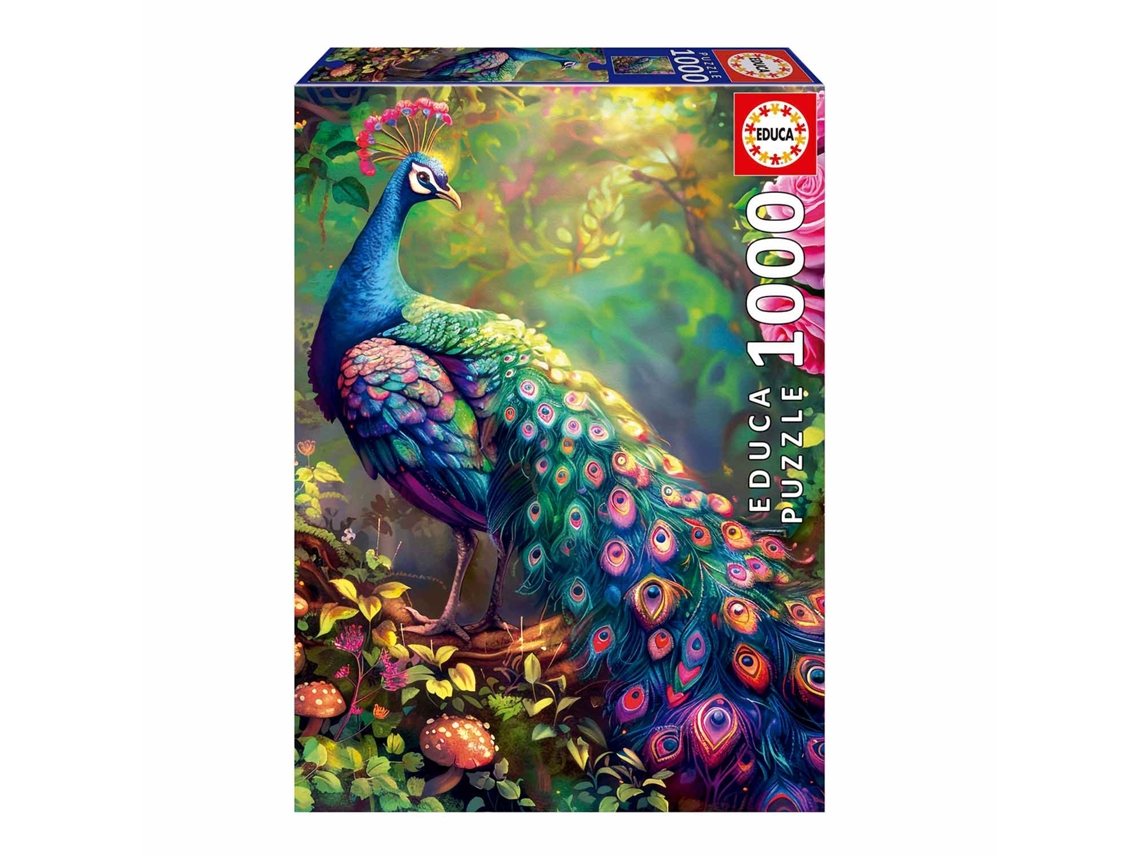 Rompecabezas EDUCA de 1000 piezas Jardín del Pavo Real 20262