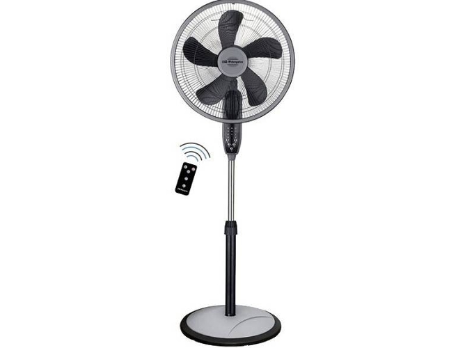 Ventilador de Pie ORBEGOZO SF0246 (3 velocidades - 55 W - Diámetro: 40 cm)