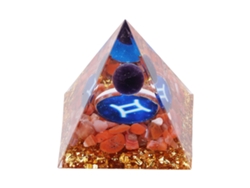 Pirámide Energética De Resina Para Sanar Y Equilibrar Los Chakras Con Energía Positiva.