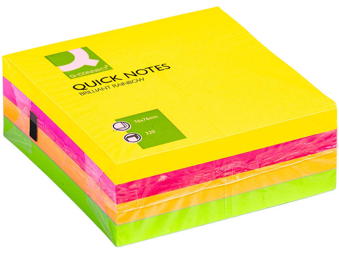 Bloc de Notas Fluorescente AdQ-CONNECT 75X75mm