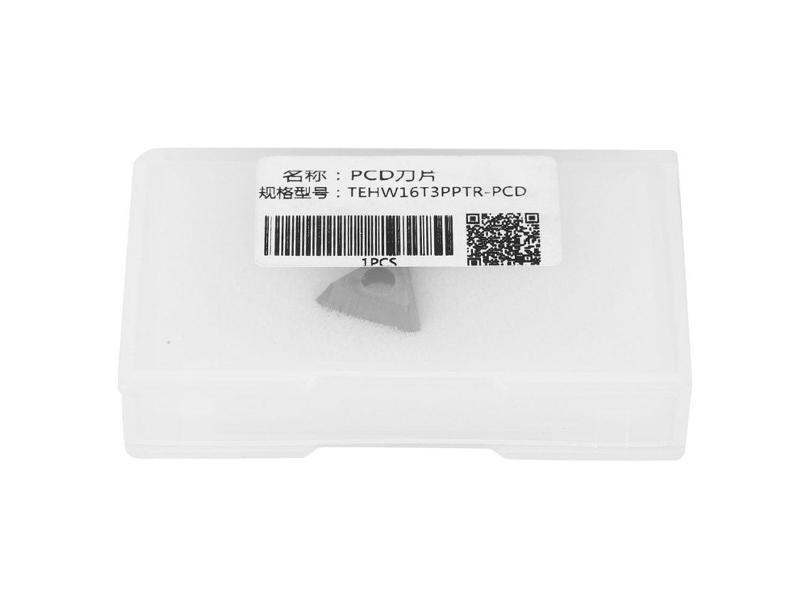 Herramienta De Torneado Cnc Tehw16t3pptr Con Plaquitas De Pcd Para Metales Y No Metales.