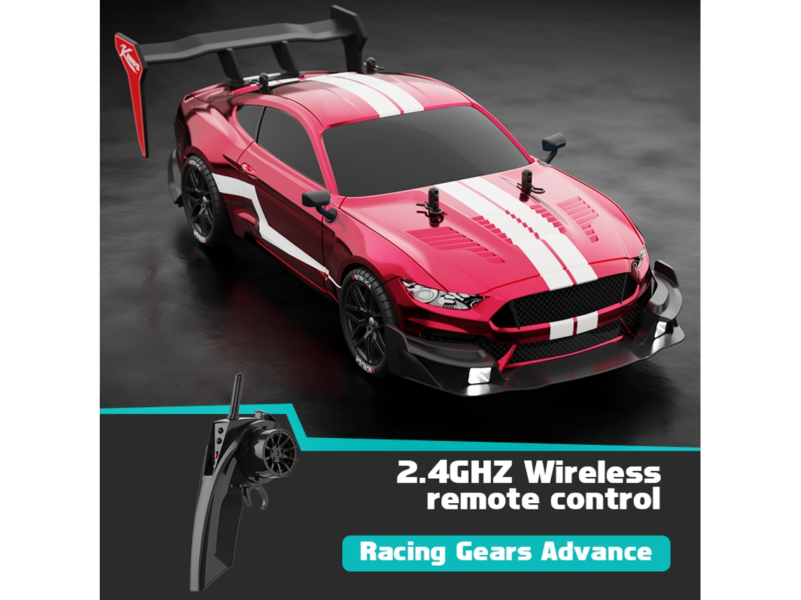 Coche eléctrico RC con grafiti, 40 km/h, recargable, ideal para derrapar y competir, divertido juguete de cumpleaños para niños. Aeuzwr