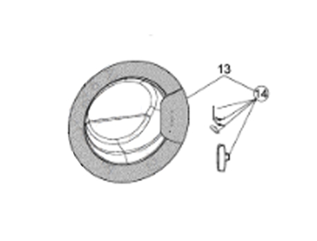 Escotilla Completa ARISTON HOTPOINT C00542929, 488000542929