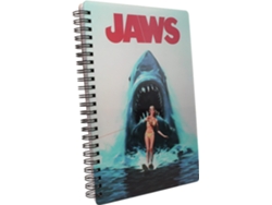 Caderno Jaws Poster Alternativo Efeito 3D Lenticular