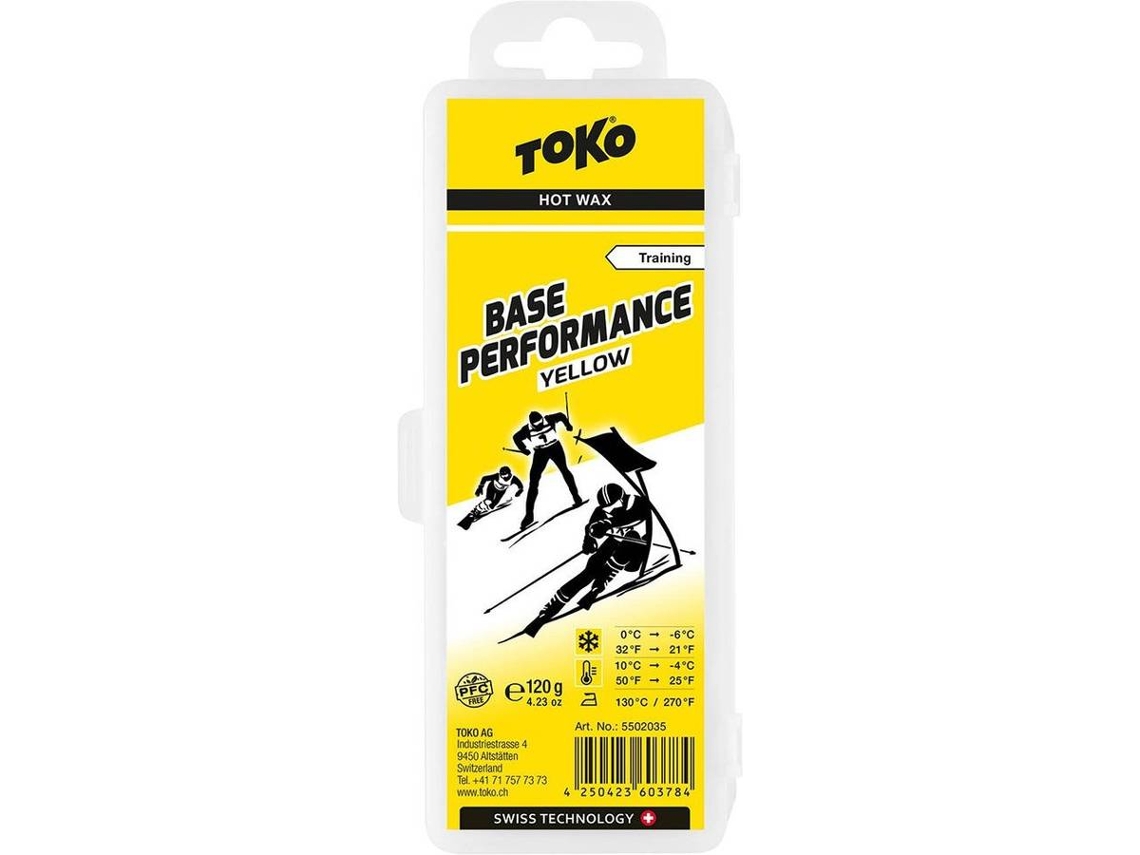 Cera de Esquis y Tablas de Snowboard TOKO Base Performance (120g)