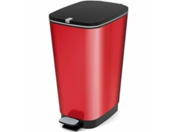 Cubo de Basura con Pedal KIS Rojo Polipropileno 50 L