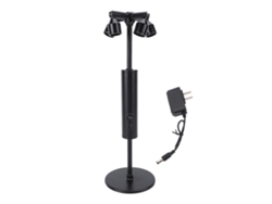 Lámpara De Mesa Led Inalámbrica Portátil De 1800 Mah Con 4 Cabezales, Luz Amarilla Cálida, Para Bares, Restaurantes Y Vitrinas De Joyería.