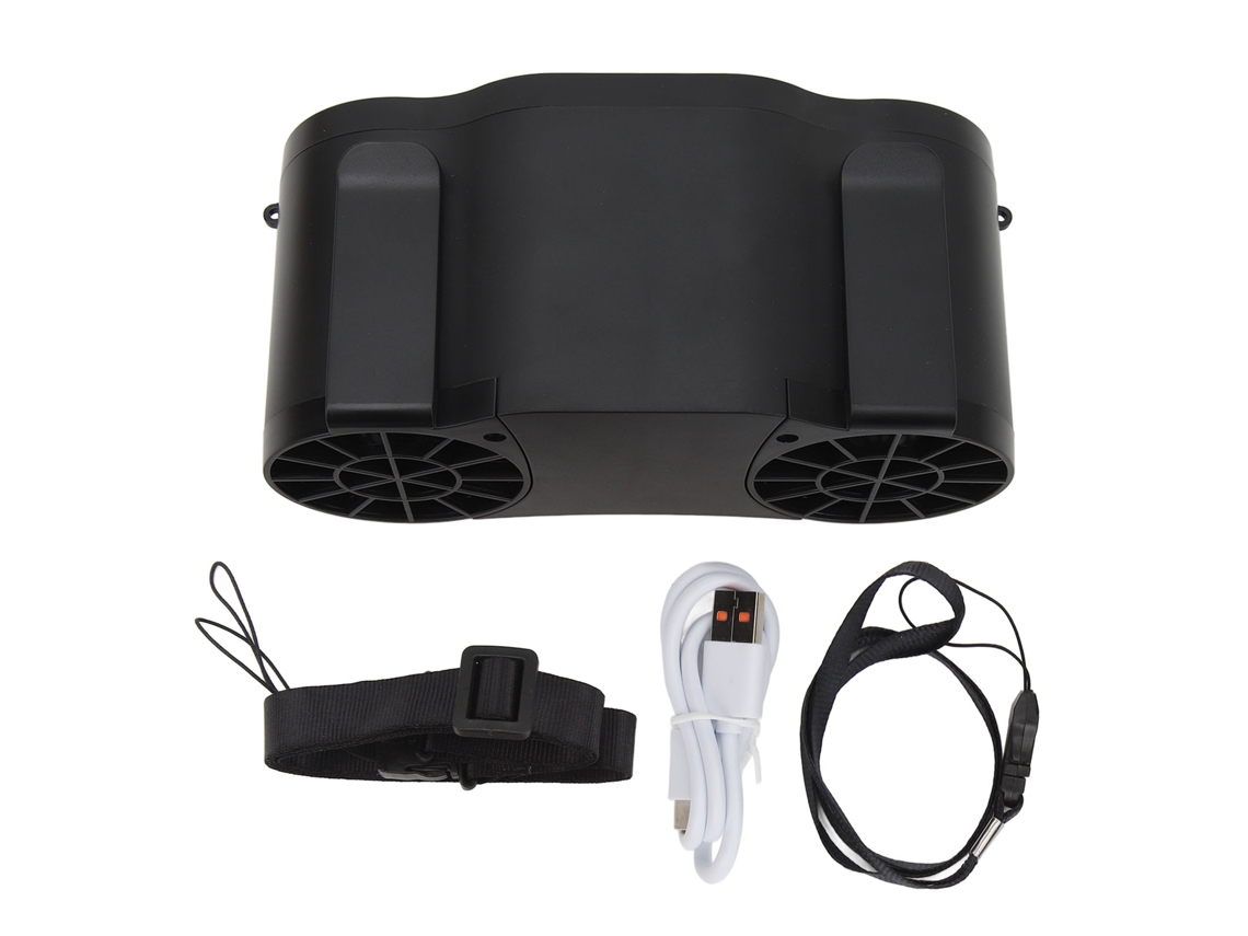 Ventilador De Cintura Portátil 3 En 1 Con Velocidad Ajustable Y Batería De 20000 Mah Para Uso En Exteriores.