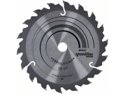 Disco de Sierra Circular BOSCH Speedline Madera 160x16x2.2 mm - 18