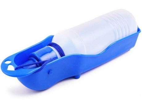 Bebedero Portátil para Perros ESTORE (Azul - 20 cm - 250 ml - Plástico)