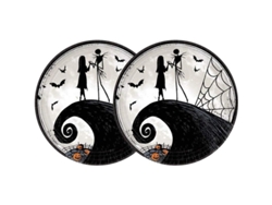 Plato De Papel Halloween Navidad El Pesadilla Antes De Navidad 10 Piezas 9 Pulgadas Redondo
